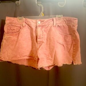 Pink shorts